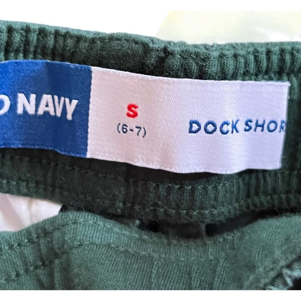 BOYS LOT OF SHORTS Blue Green Teal DOCK SHORT & JOGGER SHORT Old Navy S 6-7